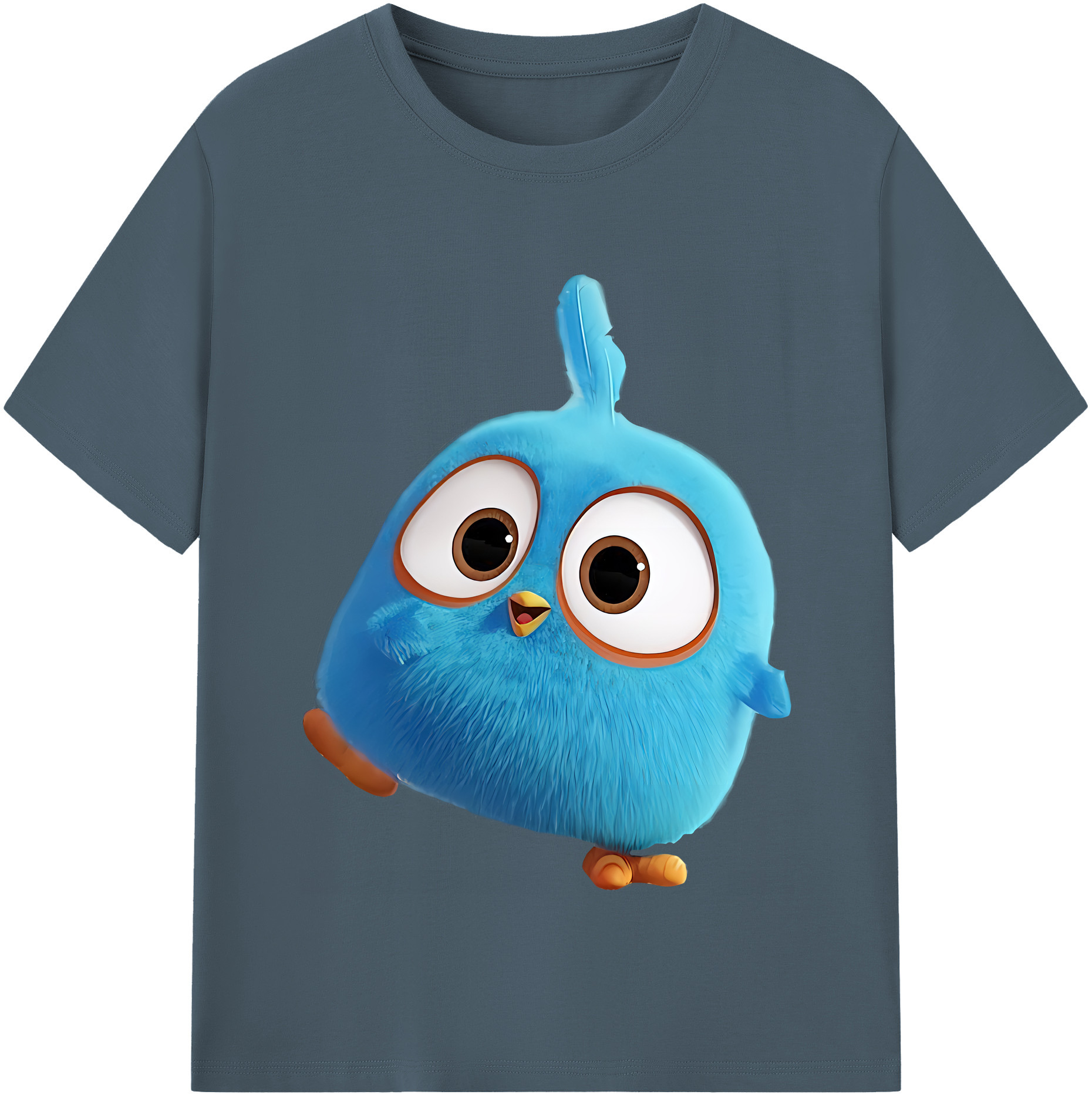 （画像用） Angry Birds アングリーバード 綿100％半袖Tシャツ（フロントプリント）